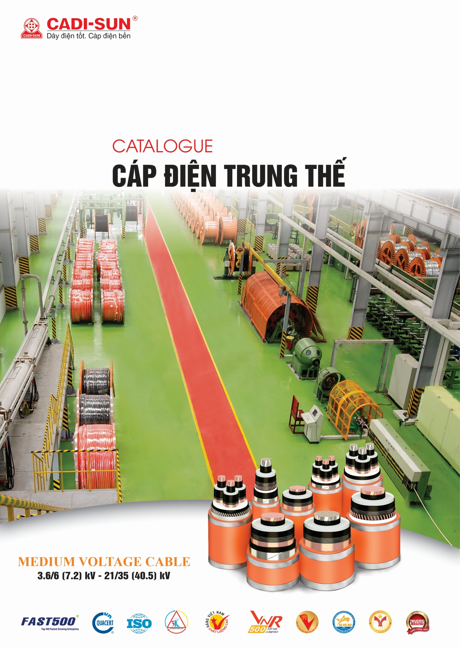 Catalogue cáp trung thế Cadisun 