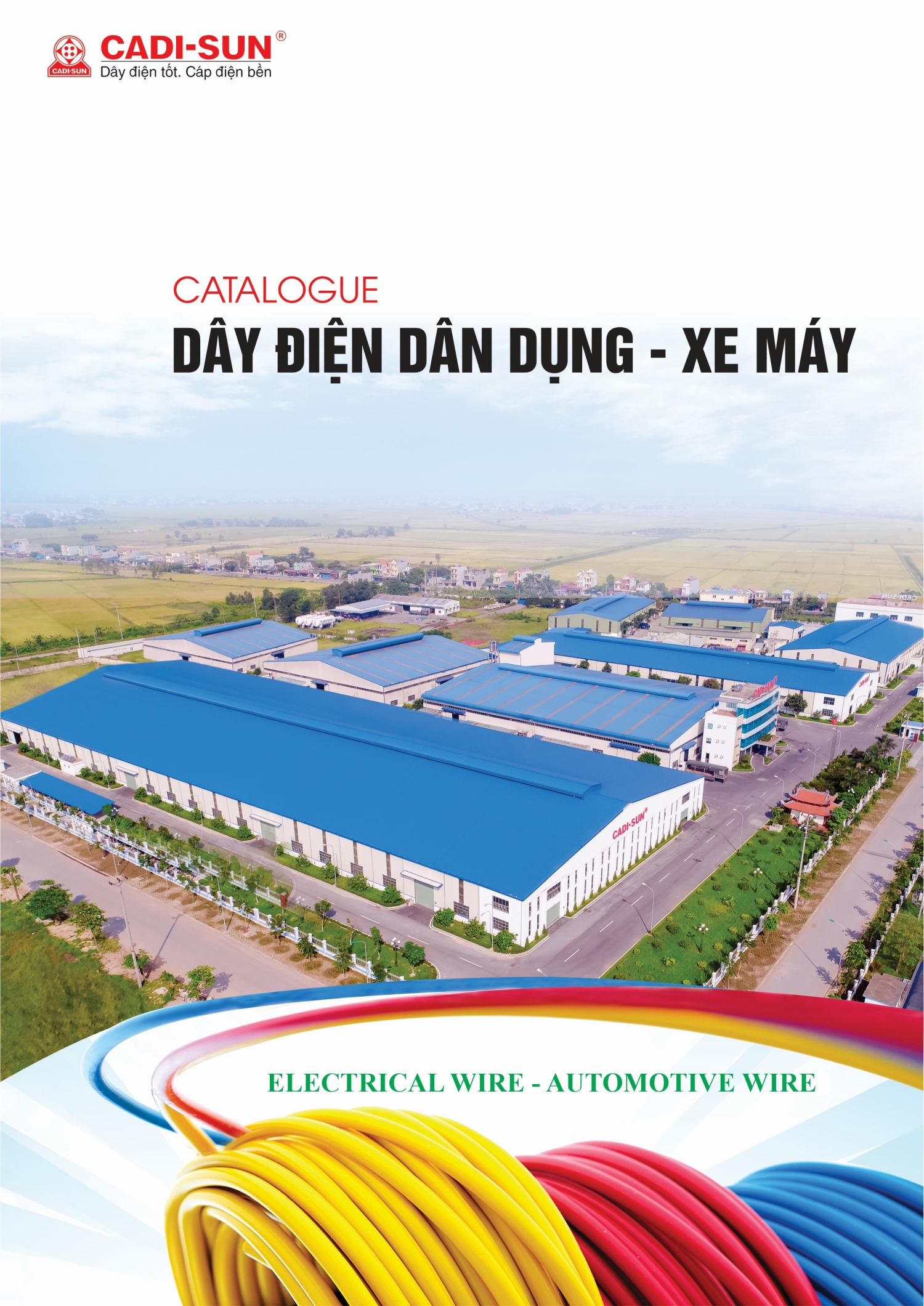 Catalogue dây dân dụng, xe máy Cadisun 2026