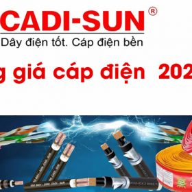 bang gia cap dien cadisun 2023